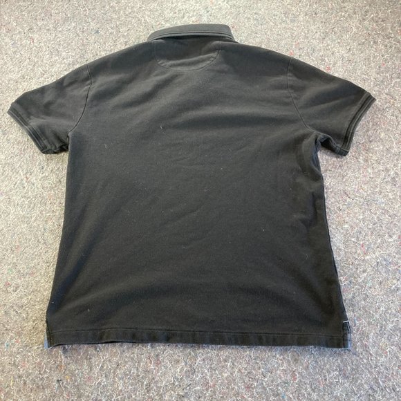 Original Penguin Polo Shirt Mens Adult Medium Black Collar Buttons - Picture 9 of 9